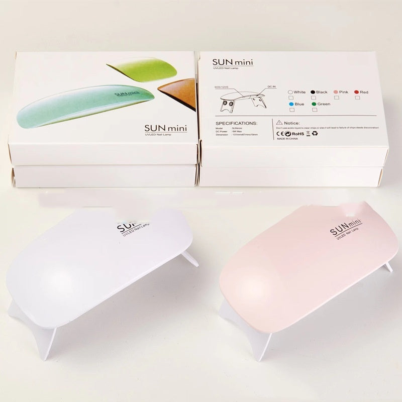 💅 Mini Nail Polish Glue Baking Lamp – Light Therapy Machine