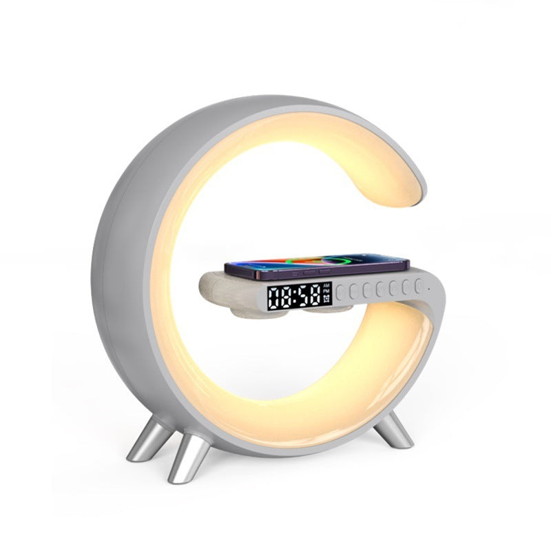 🌈 Smart LED Atmosphere Lamp with Wireless Charging & Speaker