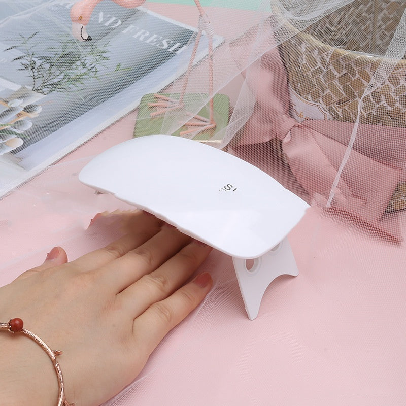 💅 Mini Nail Polish Glue Baking Lamp – Light Therapy Machine