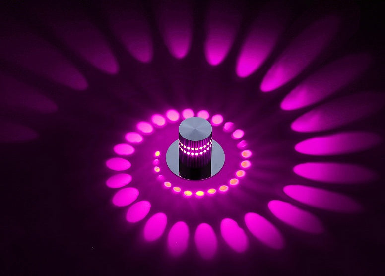 🌈 Modern Spiral LED Wall Light