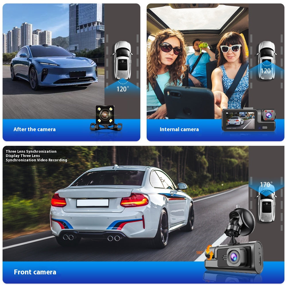 🚗 WiFi Dual Dash Cam with Night Vision