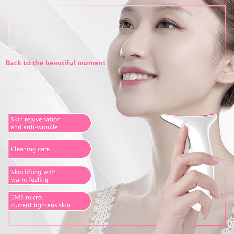 ✨ Neck Massager & LED Skin Rejuvenation Device