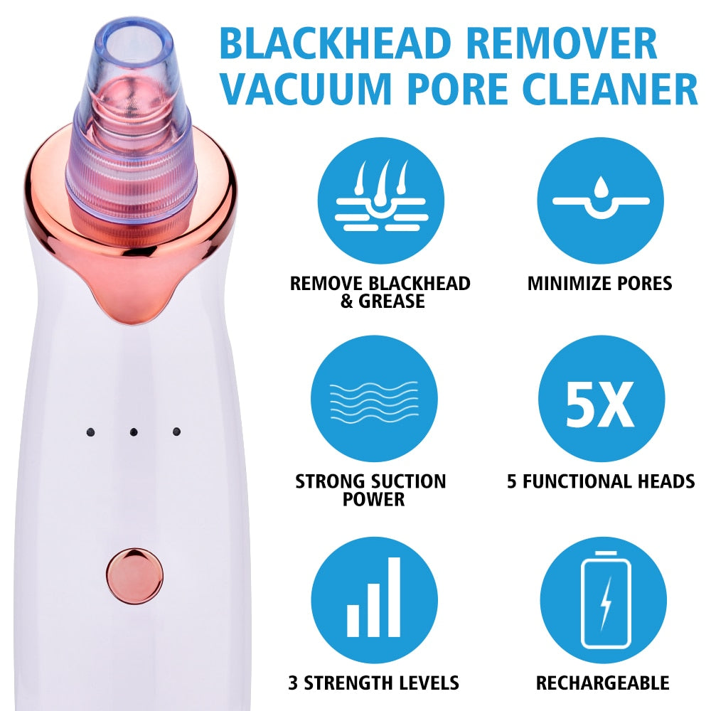 ✨ Electric Blackhead Remover – Deep Pore Cleansing Vacuum