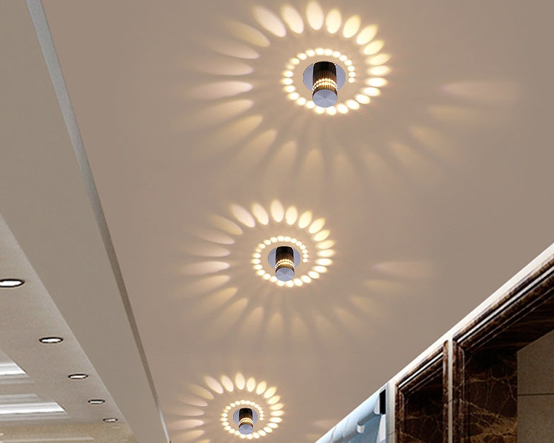 🌈 Modern Spiral LED Wall Light