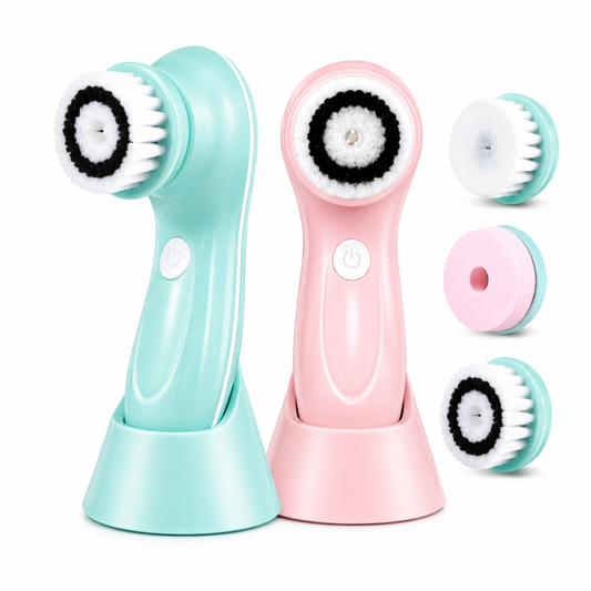 ✨ Waterproof Facial Cleansing Brush – Deep Clean Skincare Tool