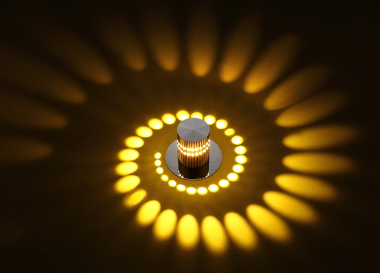🌈 Modern Spiral LED Wall Light