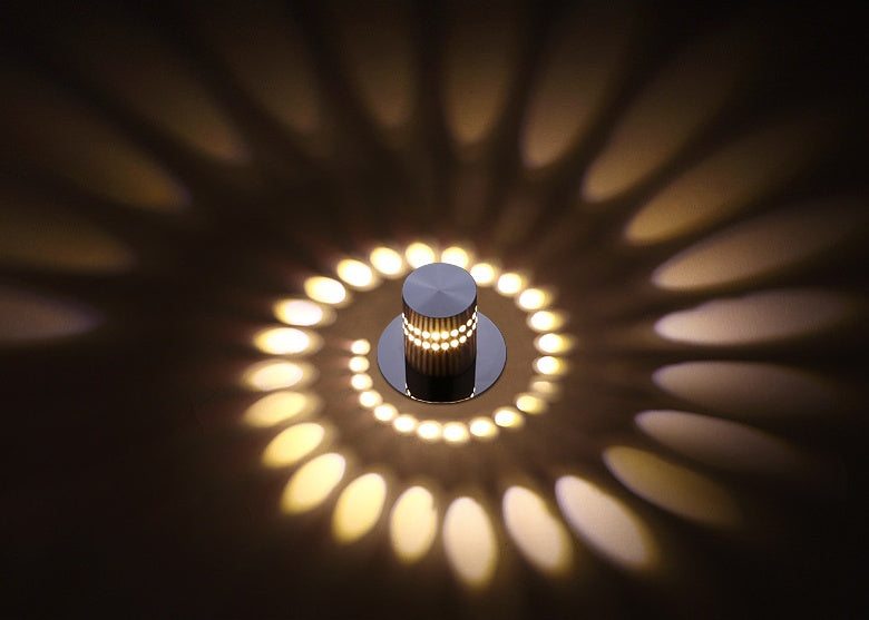 🌈 Modern Spiral LED Wall Light