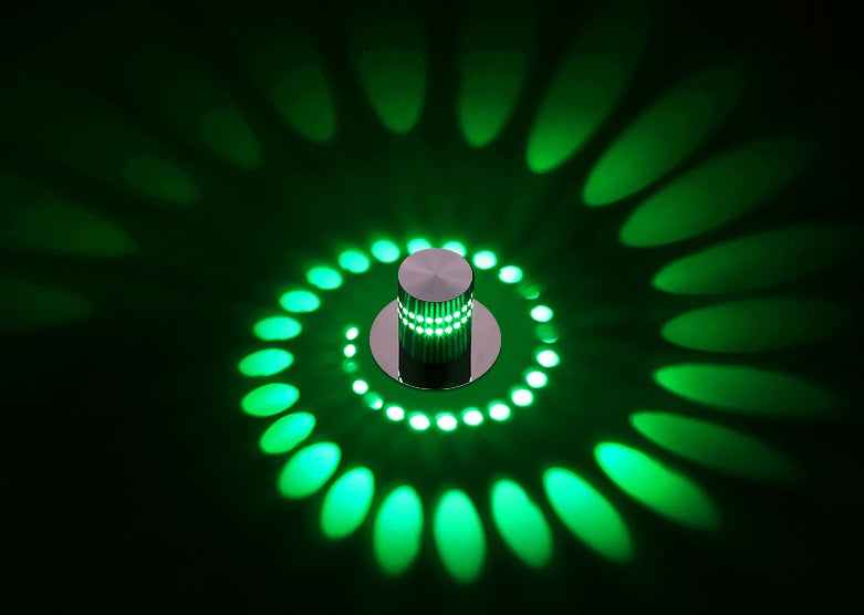 🌈 Modern Spiral LED Wall Light