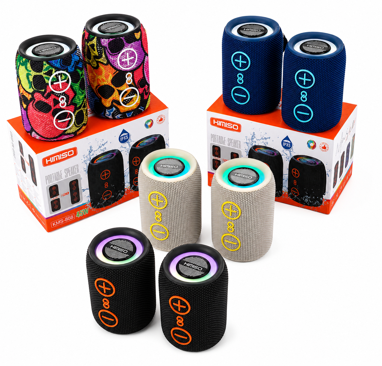 🔊 2-in-1 Split Bluetooth Speaker – Detachable Subwoofer System