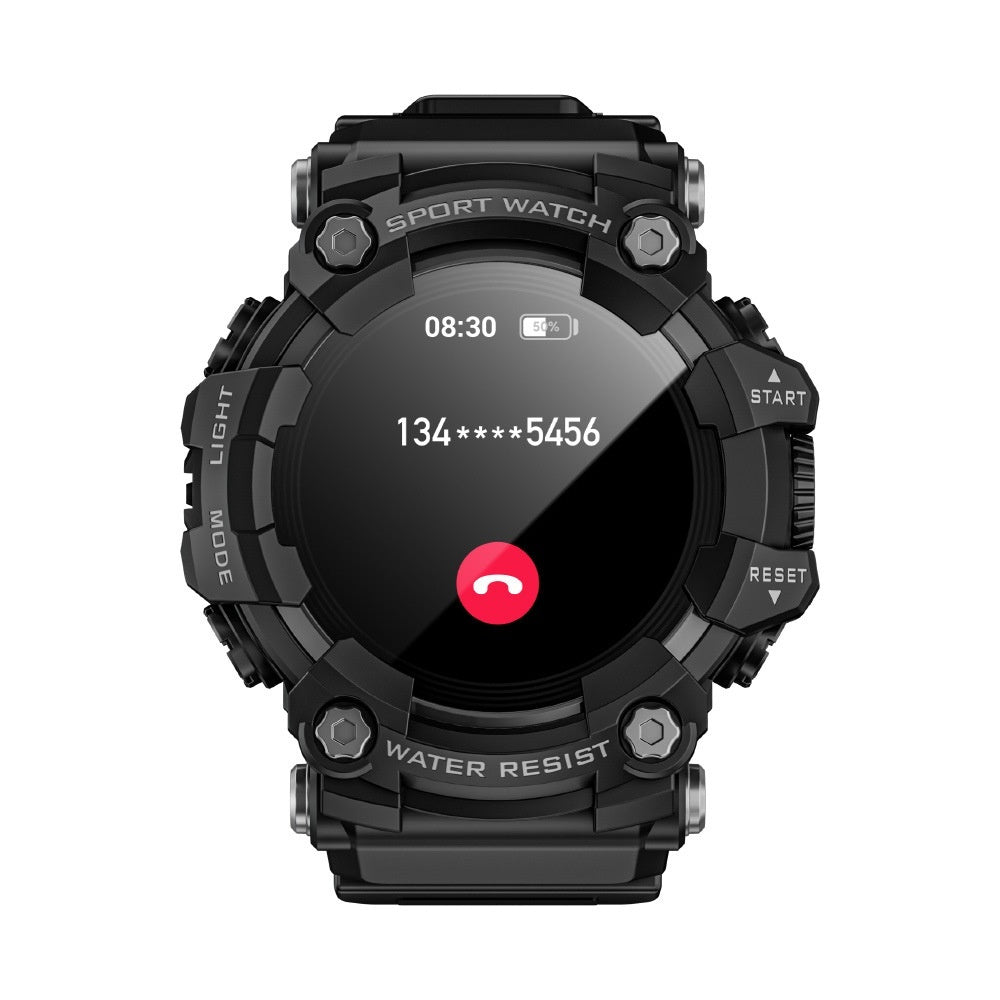 Outdoor Smartwatch With Bluetooth Calling, Compass & Flashlight